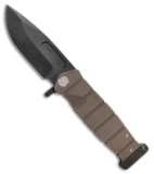 Medford USMC FF Frame Lock Knife Flipper Bronze Ano (4" Black PVD) MKT