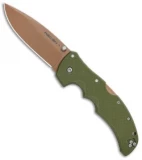 Cold Steel Recon 1 Spear Point Lockback Knife Desert Warrior G-10 (4" Copper)