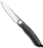 Kansei Matsuno Custom F09 Friction Folder Knife Black Micarta (3" Satin)