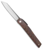 Hiroaki Ohta Knives OFF FK 9 Friction Folder Zircote Wood (3.6" Two-Tone)