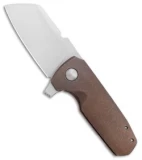 Morrish Made Knives Micro Soyuz #6 Custom Frame Lock Knife Ti (3" Stonewash)