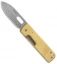 Boker Plus Panchenko Brass Lancer Liner Lock Knife (3" BB/SW)