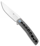 Brad Zinker Custom T-Arc +25 XL Flipper Frame Lock Knife Ti ( 4.125" Satin)