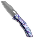 Ed Cope Knives Custom SR33 Timascus (3.17" Damascus)