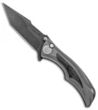 Brian Tighe Custom Tighe Down Integral Plunge Lock Knife Ti/CF (4" ASW)