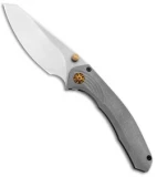 Gavko Custom Sevengill Frame Lock Knife Titanium w/ Bronze Hardware (3.3" SW)