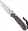 Chris Reeve Small Sebenza 31 Knife Macassar Ebony Double Lug (2.94" SW)