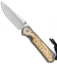 Chris Reeve Small Sebenza 31 Knife Box Elder Double Lug Knife (2.94" SW)
