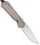 Chris Reeve Left Hand Small Sebenza 31 Natural Micarta (2.94" Satin)