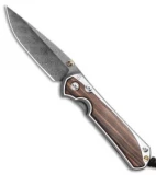 Chris Reeve Large Sebenza 31 Macassar Ebony Raindrop (3.6" Damascus)