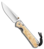 Chris Reeve Large Sebenza 31 Box Elder Double Thumb Lug (3" Satin)