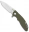 Hinderer XM-18 3.0 Skinny Slicer Flipper Knife OD Green G-10 (Stonewash)