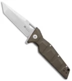 Maserin Artiglio Tanto Knife Steel/Green G10 (3.75" Stonewash) 420G10V