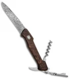Victorinox Swiss Army Knife Wine Master Smoked Oak Wood (3.75" Damascus)