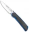 Rockstead Higo II X-CF-ZDP Liner Lock Knife Carbon Fiber/Blue (3.5" Polished)