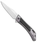 Case Knives Shark Tooth Dark Gray Aluminum/G-10 (3.5" Stonewash)