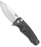 Medford Smooth Criminal Plunge Lock Flipper Knife Gray (3" Tumbled)