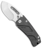 Medford Hunden Frame Lock Folding Knife Gray Tumbled Titanium (2.25" Satin)