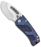 Medford Hunden Frame Lock Folding Knife Sculpted Purple Titanium (2.25" Satin)