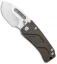 Medford Hunden Frame Lock Folding Knife Bronze Titanium (2.25" Satin)