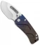 Medford Hunden Frame Lock Folding Knife Bronze/Violet Titanium (2.25" Satin)