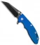 Hinderer Knives XM-18 3.5 Gen 6 Fatty Wharncliffe Knife Blue G-10 (SW DLC)