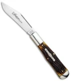 GEC #97 Tidioute Cutlery Pocket Knife 4.6" Autumn Gold Jigged Bone