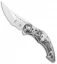 Begg Knives Mandera Skulls And Roses Frame Lock Knife Ti (3.75" Mirror XHP)