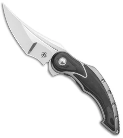 Begg Knives Mandera Herringbone Layered Carbon Fiber Ti (3.75" Mirror XHP)