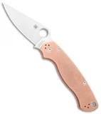 Spyderco Copper Paramilitary 2 Knife (3.4" Satin REX 45) C81CUP2