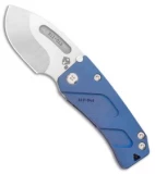 Medford Hunden Frame Lock Folding Knife Blue Titanium (2.25" Stonewash)