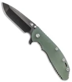 Hinderer Knives XM-24 4.0 Spanto Flipper Knife Jade Green (SW Black DLC)