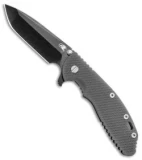 Hinderer Knives XM-24 4.0 Spanto Flipper Knife Grey G-10 (SW Black DLC)