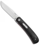 Pena Knives Custom Front Flipper Trapper Knife Carbon Fiber #2 (2.5" Satin)