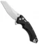Hogue Knives X5 Wharncliffe Flipper Knife Black Aluminum (4" Stonewash) 34540