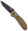 Benchmade Griptilian AXIS Lock Knife Sand (3.45" Black) 551BKSN-154CM