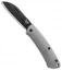 Benchmade Proper Knife + Flytanium Tumbled Titanium Scales (Black S30V)