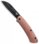 Benchmade Proper Knife + Flytanium Tumbled Copper Scales (Black S30V)