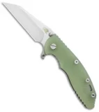 Hinderer Knives XM-18 3.5 Gen 6 Fatty Wharncliffe Knife Jade G-10 (Stonewash)