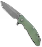 Hinderer Knives XM-24 4.0 Spanto Flipper Knife Jade G-10 (Working)