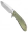 Hinderer Knives XM-24 Gen 6 Spanto Flipper Knife Jade G-10 (4" Stonewash)