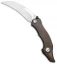Custom Knife Factory Krokar Tail-Lock Karambit Knife Ti (4.75" Satin)