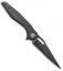 Bestech Knives Malware Left-Hand Flipper Knife Ti Black (3.88" Black SW)