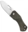 Summit Knife Co. Half Dome Frame Lock Knife Green Micarta (2.4" Satin)