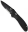 Benchmade Griptilian AXIS Lock Knife Black (3.45" Black Serr) 551SBK