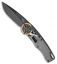 Mantis Gearhead Liner Lock Knife Stainless Steel/Copper Gear (3.4" Stonewash)