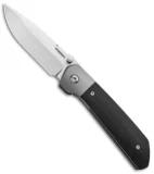 Pena Knives Custom Mula Liner Lock Knife Carbon Fiber/Purple Ti (3.25" Satin)