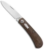 Pena Knives Custom Slipjoint Traditional Knife Brown Micarta (2.75" Satin)