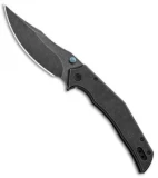 BRS E-Volve Thresher XL Frame Lock Knife Titanium Black (3.875" Black Stonewash)
