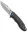 Zieba Knives S7 Frame Lock Knife Titanium/Carbon Fiber Black (2.75" Two-Tone)
